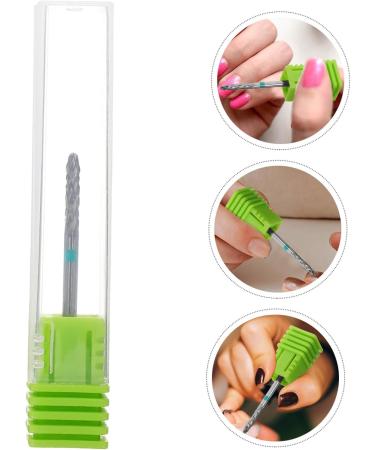 HONMEET Nail Polisher Nail Drill Bits Nail Art Tools Manicure Art Drill Bits Manicure Supplies Drill Bits for Nails Drill Bit for Acrylic Nails Nail Art Polishing Tools Tungsten Steel 7.00X1.30X1.30CM Green - Buy Online on GoSupps.com
