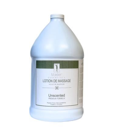 Master Massage Unscented Massage Lotion in 1 Gallon Bottle.