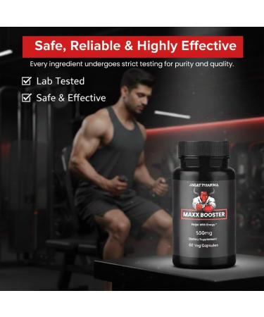 Jagat Pharma Maxx Booster for Men - 60 Capsules - Buy Online on GoSupps.com