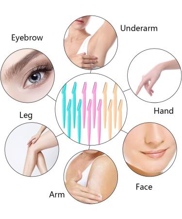 21 PCS Eyebrow Razors & Face Shavers Kit for Women and Men - Microblading & Dermaplaning Blades with Storage Box and Eyelash Brush - Buy Online on GoSupps.com