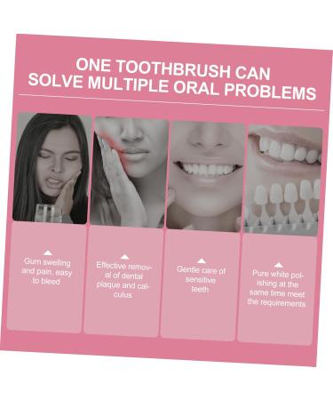 Minkissy Adult Electric Toothbrush Set - 2 Pink Soft Bristle Toothbrushes for Adults & Kids - USB Rechargeable Practical & Comfortable for Everyday Use - Buy Online on GoSupps.com