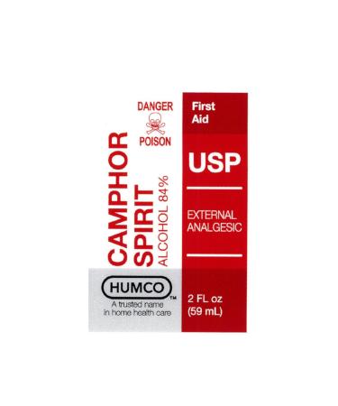 Humco Camphor Spirits 2 Ounce - Pack of 3 - Buy Online on GoSupps.com