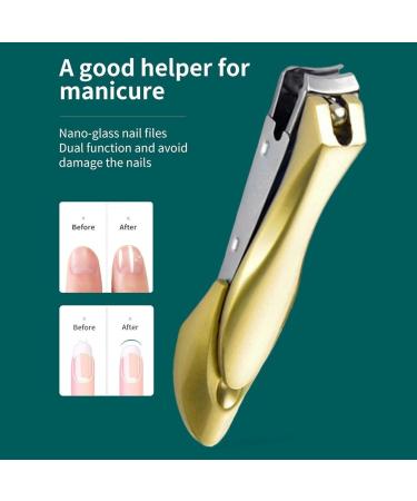 QXSJEDYCH Nail Clippers Nail Clippers Stainless Steel Anti Splash Fingernail Cutter Manicure Tools Bionics Design Nail Trimmer Pedicure Scissors Nails - Buy Online on GoSupps.com