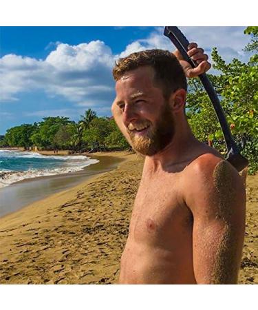 Bro Shaver Back Hair Shaver | Men's Body Razor for Wet or Dry Use | Original Double Edge Razor with 3 Blades - Buy Online on GoSupps.com