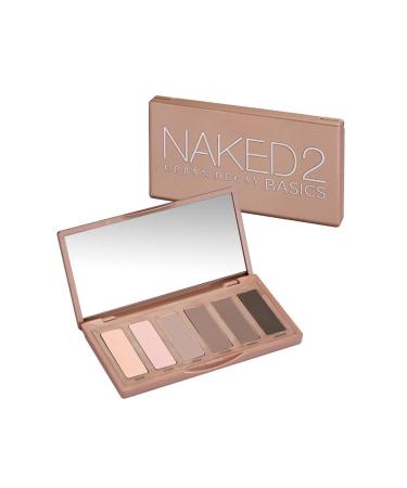 Urban Decay Naked Basics 2 Eyeshadow Palette 6 Blendable Matte Nudes Shades for Natural Looks Compact Size Ideal for Travel 7.8g