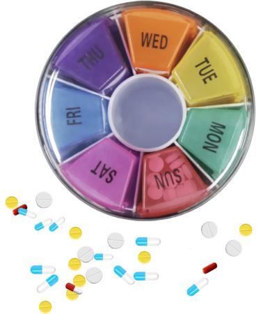 Weekly Pill Organizer - 7-Day Pill Box with 4 Modes | Large Capacity Medicine Case for International Shipping - Buy Online on GoSupps.com