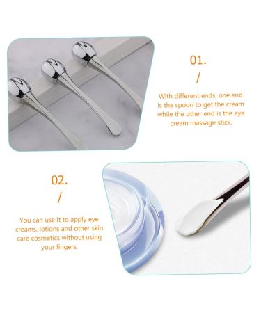 FRCOLOR 5pcs Eye Cream Massage Stick Set - Face Roller & Spatula for Skincare | Anti-Makeup Applicators & Beauty Tools | Zinc Alloy Eye Cream Wand - Buy Online on GoSupps.com