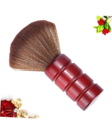 Didiseaon Neck Duster Face Cleaner Brush Neck Dusting Brush Hair Cutting Tool Hair Sweep Tools Hairstyling Tool Duster Wooden Handle Brush Face Brush Bamboo Red Broken Hair Face Duster - Buy Online on GoSupps.com