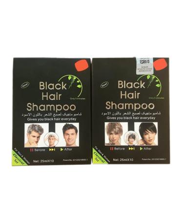 10 PCS Dexe Instant Hair Dye - Natural & Temporary Hair Shampoo for Men & Women | Lasts 30 Days | Easy to Use - Buy Online on GoSupps.com