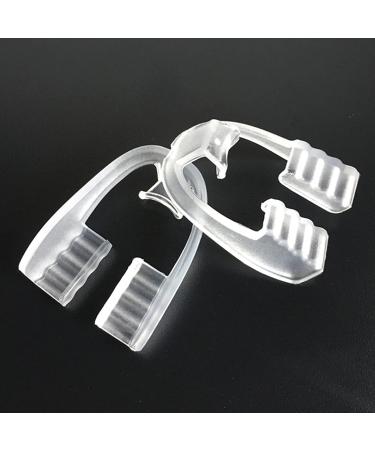 2Pcs Wave-design Tooth Brace Nighttime Protection for Teeth Mouth Guard for Grinding Teeth Eliminates Teeth Clenching Comfortable Custom Mouth Guard for Stops Bruxism Transparent - Buy Online on GoSupps.com