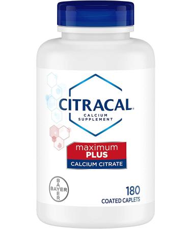 Citracal Calcium Citrate With Vitamin D Coated Caplets 180 Caplets (Pack of 2)