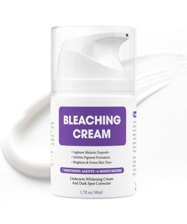 Dark Spot Remover for Body Skin Bleaching Cream with Vitamin C for Intimate Areas Skin Lightening Cream Dark Spot Corrector for Underarms Knees Face Elbows Inner Thighs & Bikini Line 1.7fl oz