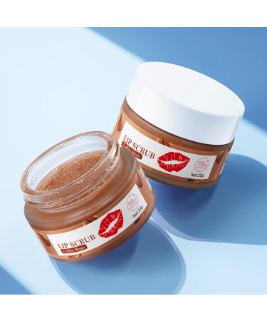 Coffee Bean Lip Scrub - Natural Exfoliator to Hydrate and Brighten Lips Lip Scrub Exfoliator for Softening and Diluting Lip Lines 20g Lip Exfoliator Scrub for Lip Care - Buy Online on GoSupps.com