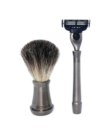 Magyfosia Professional Wet Razor Set for Men | MACH 3 Razors Hair Brush Stand & Bowl | Perfect Gift for Father & Husband - Buy Online on GoSupps.com
