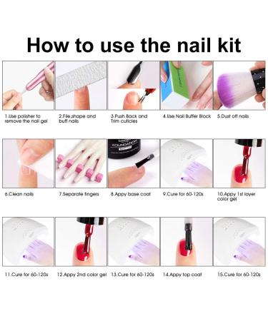 86PCS Professional Nail Drill Set with UV LED Lamp | Acrylic Manicure Kit with Nail Art Tools and Brushes - Buy Online on GoSupps.com