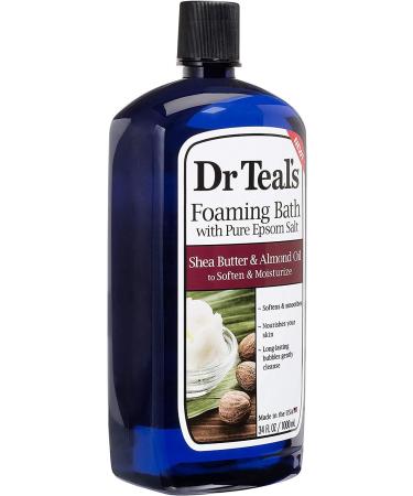 Dr Teal's Foaming Bath Combo Pack - Shea Butter & Almond Oil, Activated Charcoal with Hawaiian Black Lava Salt (68 fl oz) - Buy Online on GoSupps.com