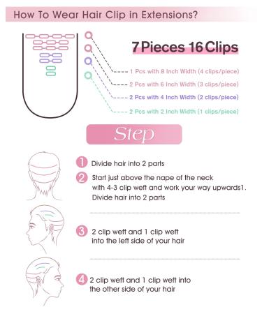 AGMITY Clip In Hair Extensions 50cm 120g - Chocolate Brown Invisible Straight 7 Pieces Real Hair #4 Medium Brown - Buy Online on GoSupps.com