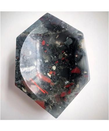 Balance Natural Blood Stone Crystal Bowl Carved Heart Rough Stone Ashtray Gemstone Moon Dish Home Decor Lucky Stone Raw stones and minerals PEIQIYIN - Buy Online on GoSupps.com
