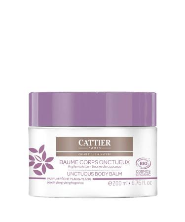 Cattier body balm with purple healing clay and aloe vera natural cosmetics 200 ml