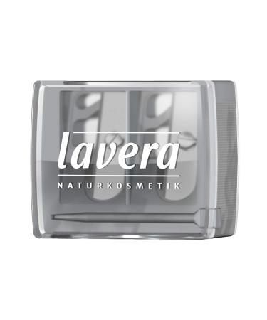 lavera Duo Sharpener - Pencil Sharpener (DUO) Suitable for standard and jumbo eye pencils and lip pencils Cosmetic sharpener Natural cosmetics Make-up (1 piece)