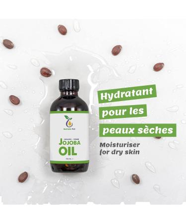 Jojoba Oil 120ml - 100% Native Cold Pressed Vegan - Anti-aging and Anti-Wrinkle Face Serum Body Hair Skin Hands & Nails - Jojoba Oil - Buy Online on GoSupps.com