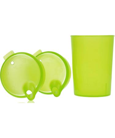 Horn Medical Beak Cup | Drinking Aid | 250ml | 2 Lids (Large & Small) | Color Selectable (Yellow) - International Shipping Available - Buy Online on GoSupps.com