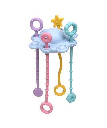 Travel Activity Toys with Pull Cord for Babies | Adjustable Hanging Interactive Nativity Toys for Early Development | Child-Friendly Blue Toys - Buy Online on GoSupps.com