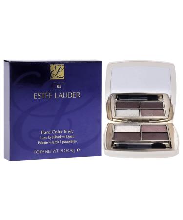 Estee Lauder Pure Color Envy Luxe Eyeshadow Quad - 05 Grey Haze - 0.21 oz - Buy Online on GoSupps.com