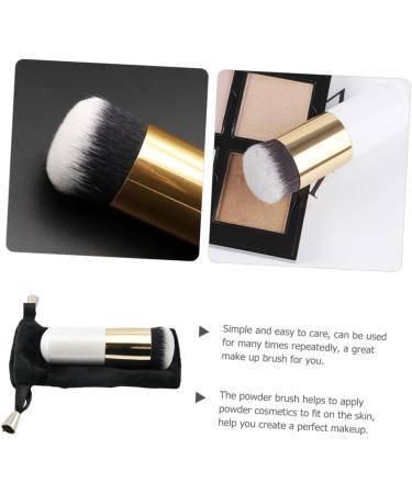 Beaupretty Makeup Tool travel make up powder brush for loose powder cosmetic tools makeup tools blush brush travel makeup brush travel makeup portable Wood foundation Powder Foundation Brush - Buy Online on GoSupps.com