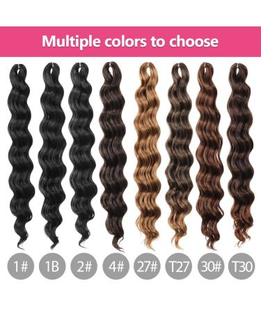 Niseyo NU Short Ocean Wave Crochet Hair 9 Inch 8 Packs - Synthetic Black Wavy Crochet Braids 1B(Natural Black) - Buy Online on GoSupps.com