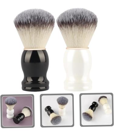 Angoily 4-Piece Manual Shaving Brush Set | Hairdressing & Grooming Tools for Men | Premium Wooden Handle Accessories & Cleaning Brushes - Buy Online on GoSupps.com
