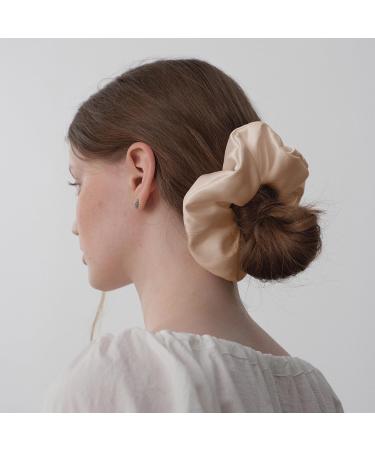 4 Pieces Large Intestine Scrunchies Silk Scrunchies Silk Scrunchies Satin Scrunchies Women'S Satin Scrunchies Women'S Silk Scrunchies Silk Scrunchies - Buy Online on GoSupps.com