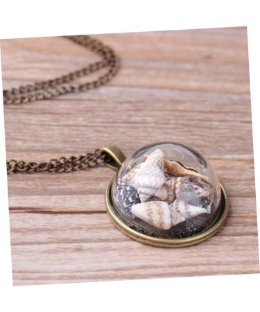VALICLUD Necklaces Glass Pendant Chain Choker Womens Necklace Women Necklace Jewelry Conch X600 - Buy Online on GoSupps.com
