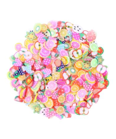 MILISTEN 3200pcs flower centerpieces -slices for nails mini decor cream decor fruit slice made of clay nail slice decorations love nail flakes fruit slices decorate