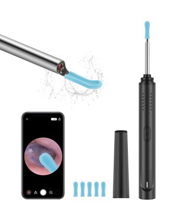 LESIBO Ear Wax Removal Kit with Camera Ear Cleaning Kit for iPhone Ear Cleaner Earwax Removal Kit Ear Scope Otoscope with Light Earwax Removal Tools for Adults and Baby Earwax Remover Ear Pick System Less Picks