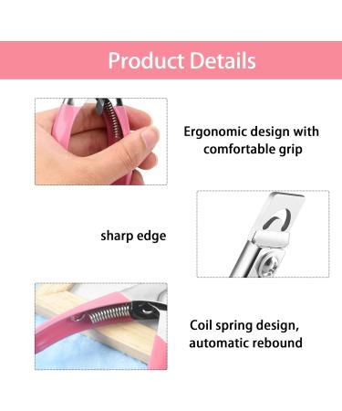 Nail Clippers for Acrylic Nails Rustproof Acrylic Nail Cutter and Gel Nails U-Shaped False Nail Tip Cutter Portable False Nail Extension Clippers for Beginners Enthusiasts Nail-technicians - Buy Online on GoSupps.com