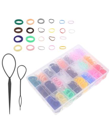 Beaupretty Hair Ties for Toddler Girls Elastic Hair Bands Multicolor Elastics Ponytail Holders Colorful Hair Accessories Hair Styling Tools