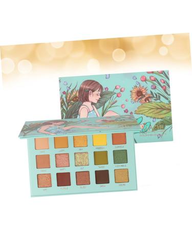 WOONEKY 1pc 15 Eyeshadow Powder Eyeshadow Palette Female Eyeshadow Glitter Eye Eyeshadow Cosmetic Pallet - Buy Online on GoSupps.com