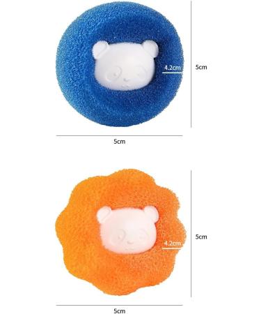 4 Pack Pet Hair Remover for Laundry Laundry Balls Hair Catcher Washing Machine Lint Remover Reusable - Pet Fur Laundry Catcher Hair Remover for Laundry Clothes Bedding - Buy Online on GoSupps.com