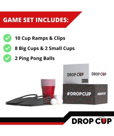 Drop Cup - Family Friendly Party Game for Adults - Pong On A Roll - Buy Online on GoSupps.com