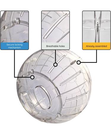 Hamster Inc Hamster ball 7 (18cm) Running exercise ball for Hamsters and Mice Light blue - Buy Online on GoSupps.com
