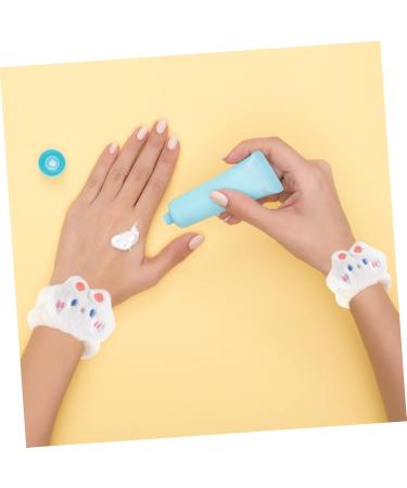 FRCOLOR 2 Paires Laver La Dragonne Serviettes Absorbantes Bracelets De Lavage Du Visage Serviettes De Poignet Pour Se Laver Le Visage Bracelets Confortables Flanelle - Buy Online on GoSupps.com