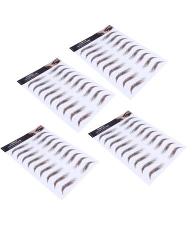 Beavorty 12 Pcs Eyebrow Stickers Tool Waterproof Makeup Imitation Eyebrow Make up Makeup Tools 4d - Buy Online on GoSupps.com