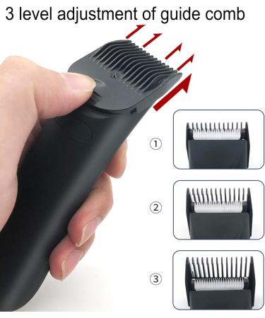 Buy Electric Groin Hair Trimmer - Waterproof Balls Shaver for Men | Rechargeable Pubic Hair Groomer - Buy Online on GoSupps.com