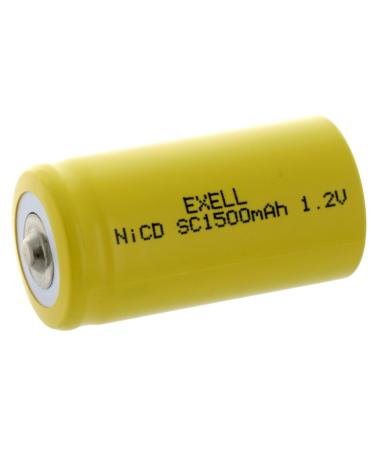 SubC 1.2V 1500mAh NiCD Button Top Rechargeable Battery for electric mopeds RC devices electric tools