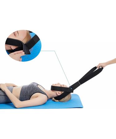 Y Strap Neck Stretcher Strap Chiropractic Decompression Traction Band Stretched Hanging Neck Brace with Adjustable Stretching Strength - Buy Online on GoSupps.com