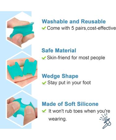 Soft Silicone Toe Separator Bunion Corrector for Women - Bunion Relief - Buy Online on GoSupps.com