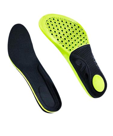Insoles Orthopedic Supersoft Arch Support Sports Shoes FEET Shock Absorption (EU 45-46)
