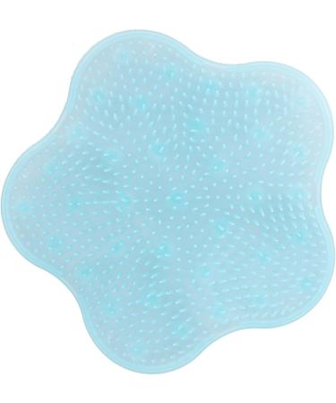 Silicone Shower Foot Scrubber Mat - Deep Clean Your Feet in the Shower | Calming Blue Foot Cleaner - Buy Online on GoSupps.com