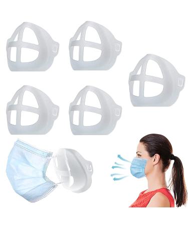 3D Mask Bracket - Oceantree Inner Support Frame for Face Mask | Protects Lipstick | More Space Nose Protection | Breathable Mask Holder - Buy Online on GoSupps.com